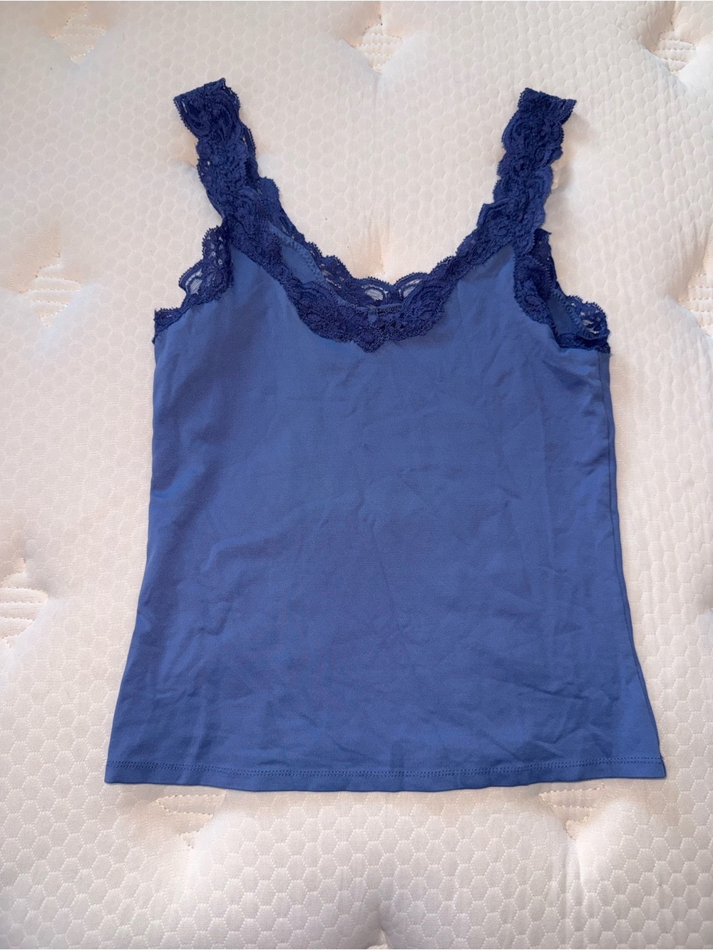 Only Hearts Blue Lace-Trim Camisole
